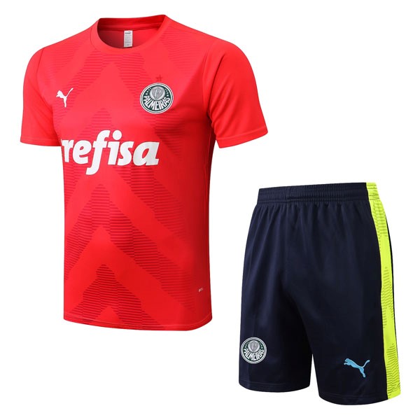 Camiseta Entrenamiento Palmeiras Conjunto Completo 2022/23 Rojo